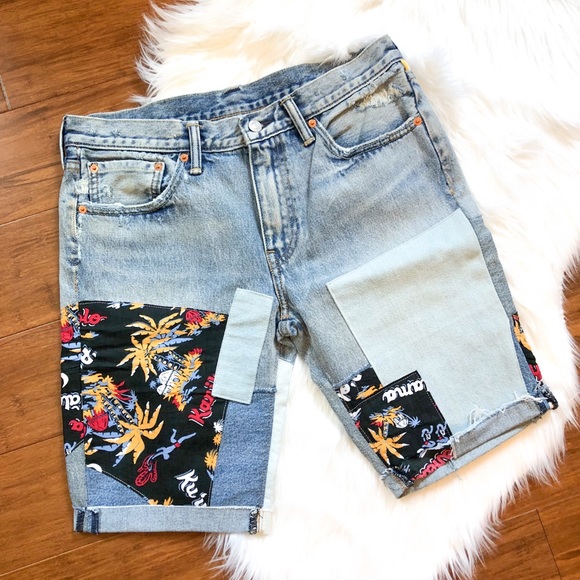 custom patchwork jeans